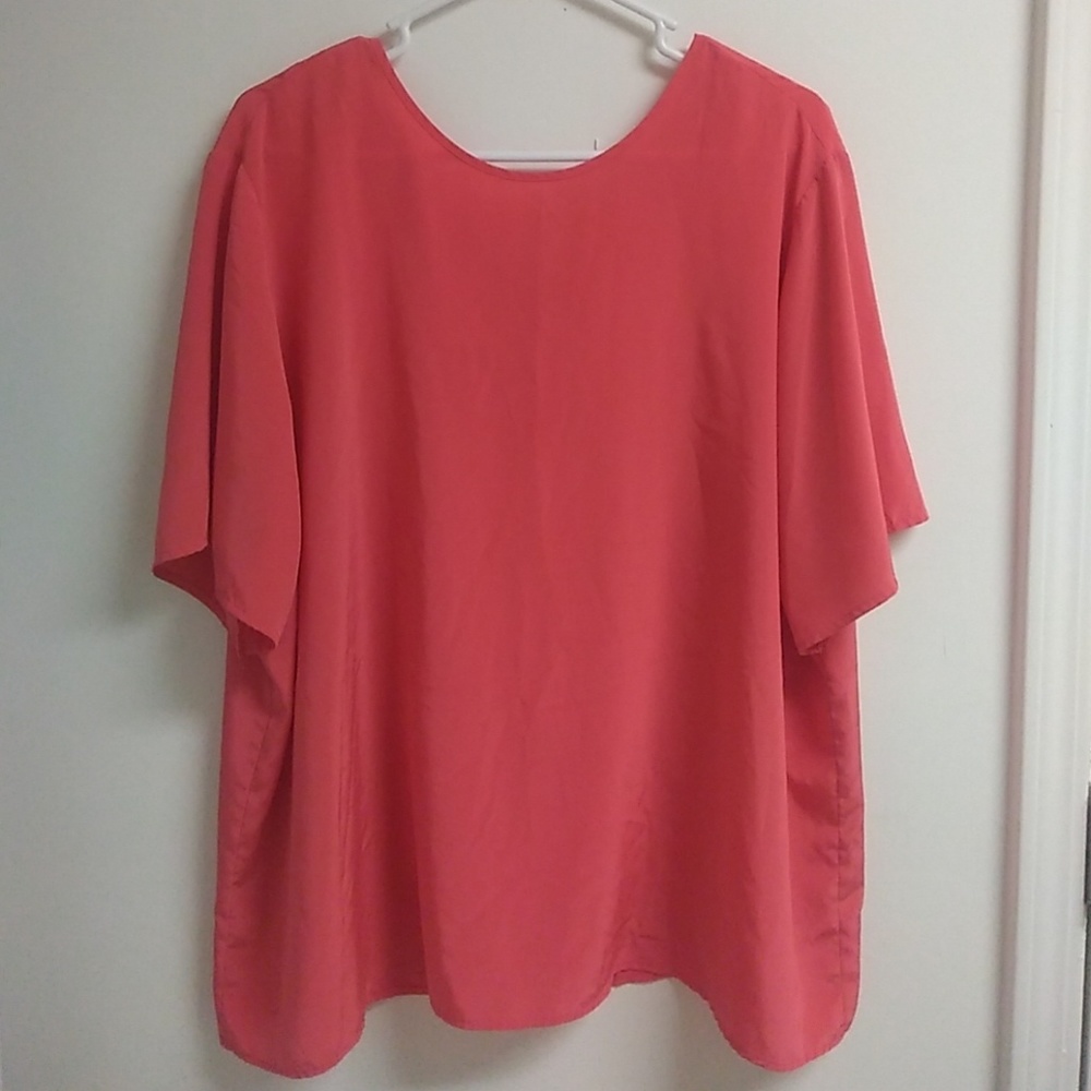Coral tunic blouse - Picture 1 of 2